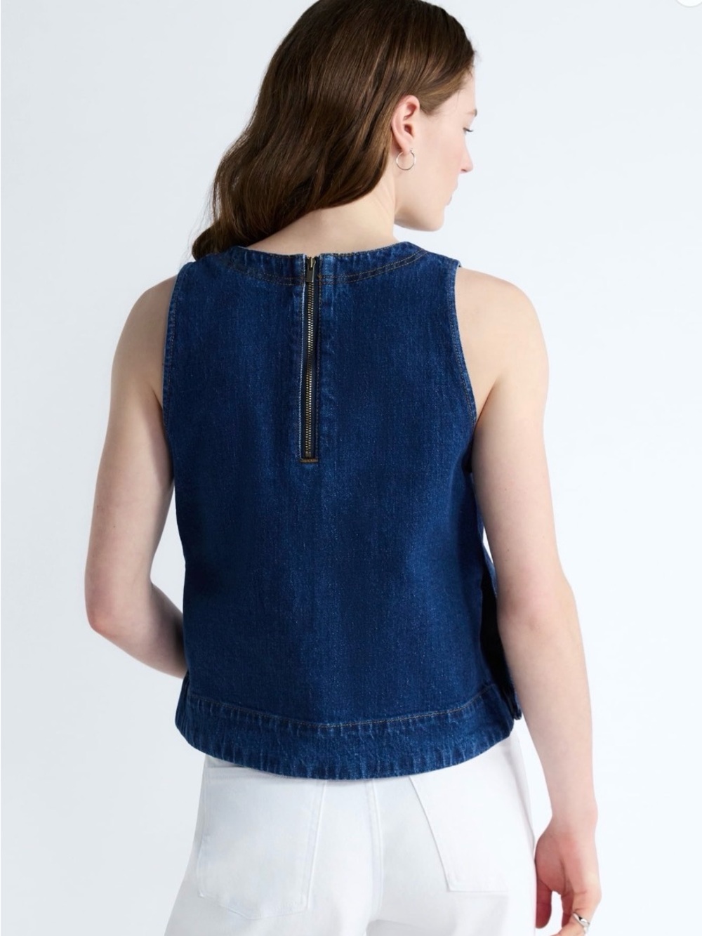 Free Assembly Women’s Sleeveless Cropped Top - Runs Big - It's a M but it's L - Picture 2 of 4